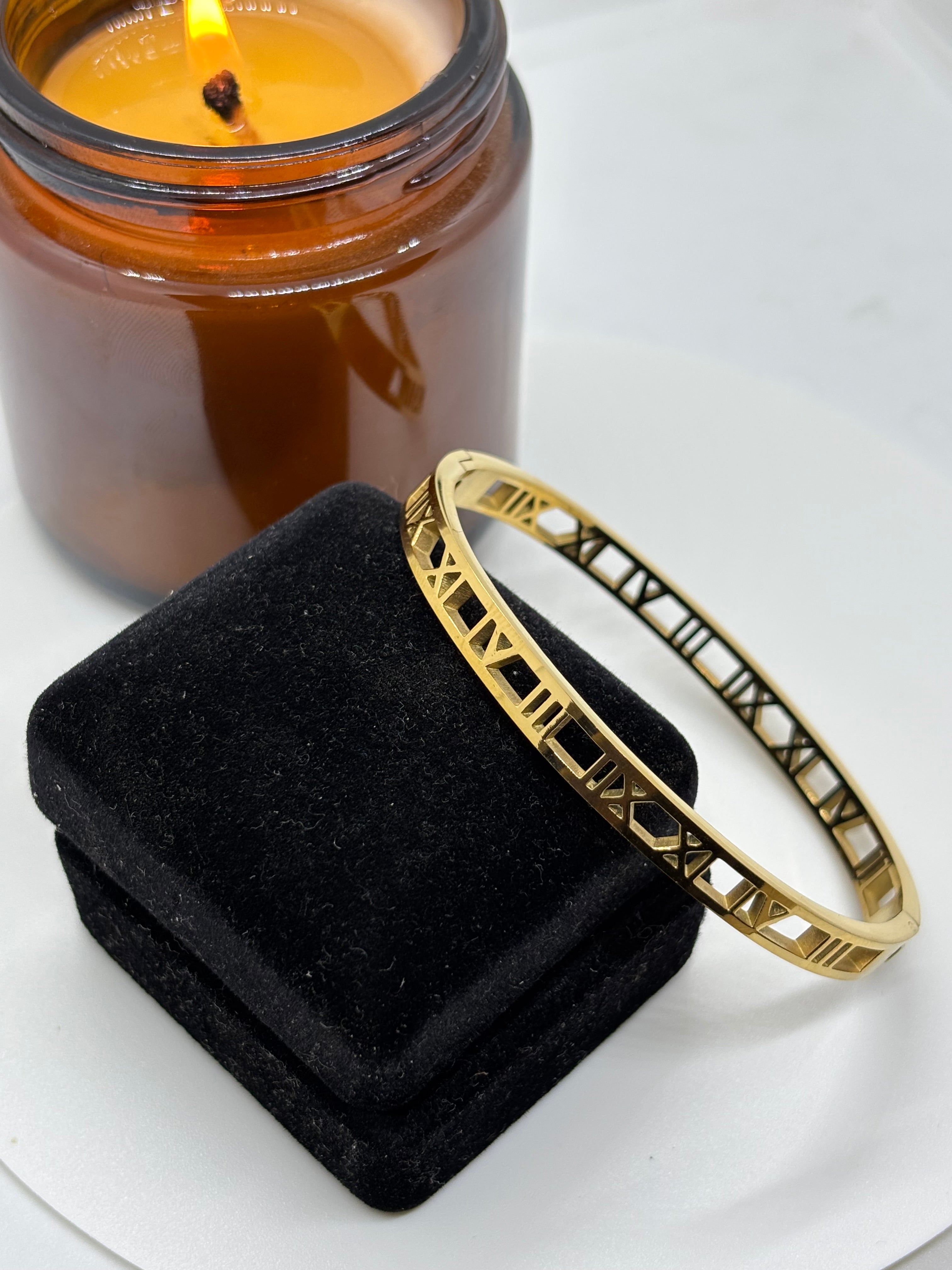 Timeless Roman Numeral Bangle