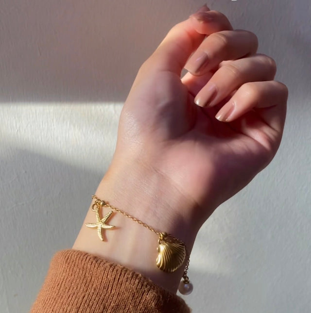 Seashell Starfish Bracelet