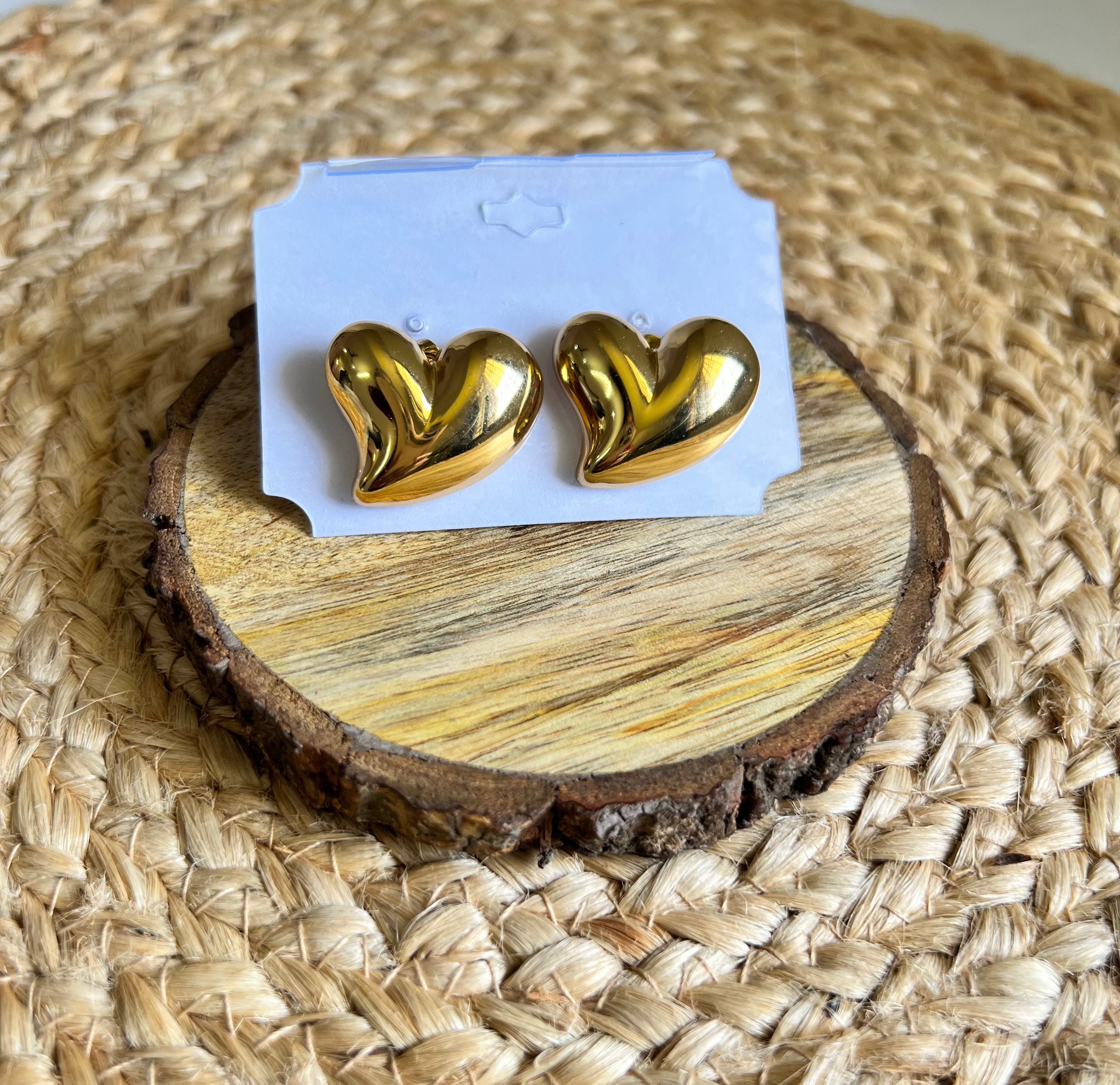 Love Heart Studs