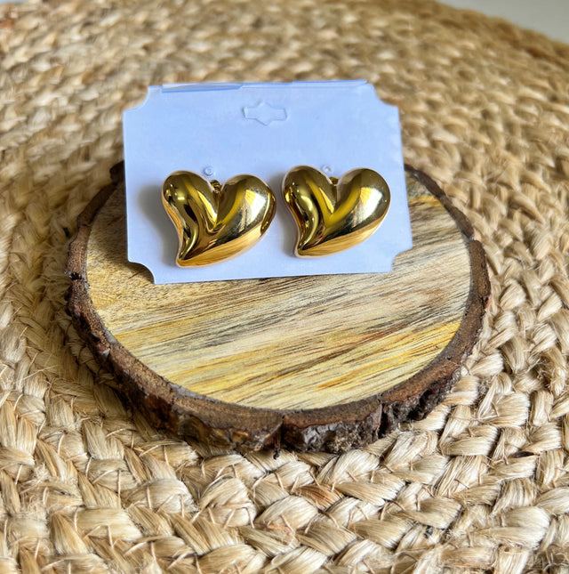 Love Heart Studs