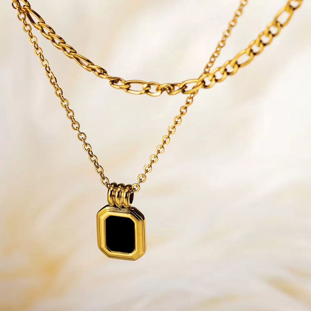The Golden Embrace Pendant Necklace