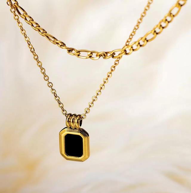 The Golden Embrace Pendant Necklace