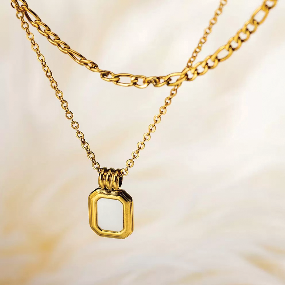 The Golden Embrace Pendant Necklace