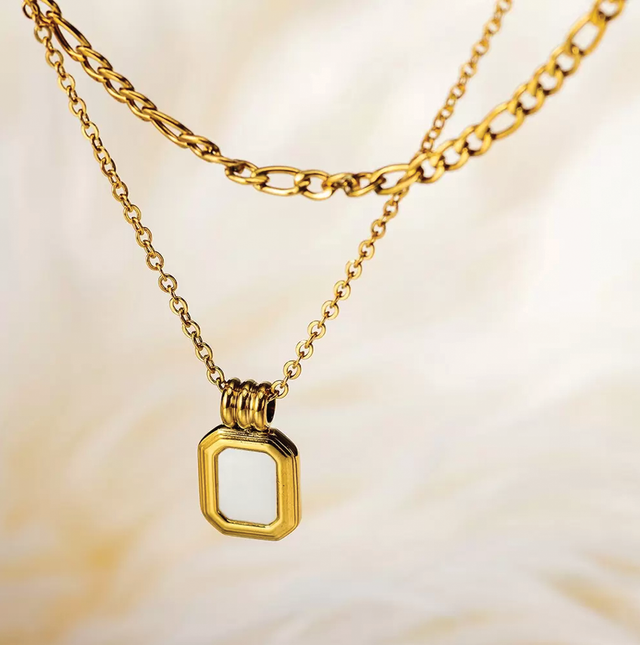 The Golden Embrace Pendant Necklace