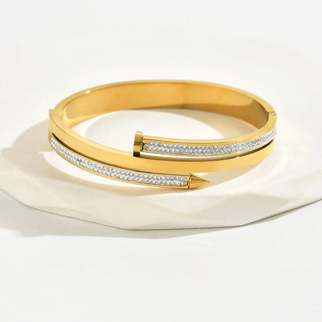 Diamond Nail Bangle