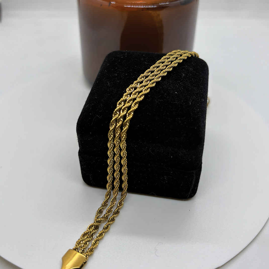 Triple Strand Rope Bracelet