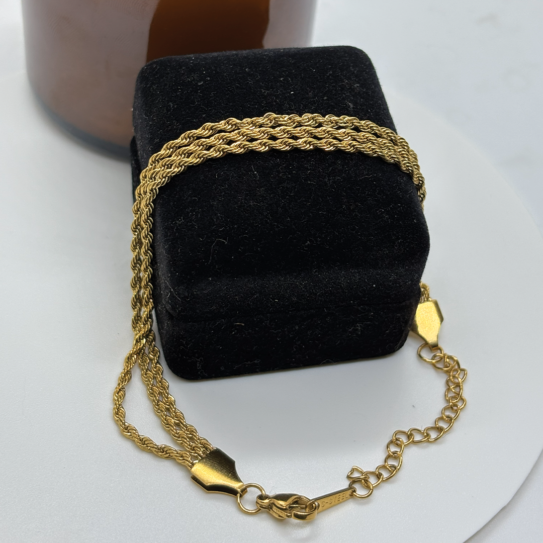 Triple Strand Rope Bracelet